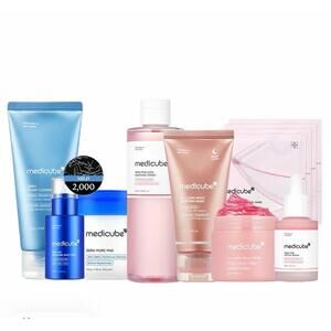 [medicube] Affordable Glass Glow Skincare Set | Includes 8 products for Gentle S